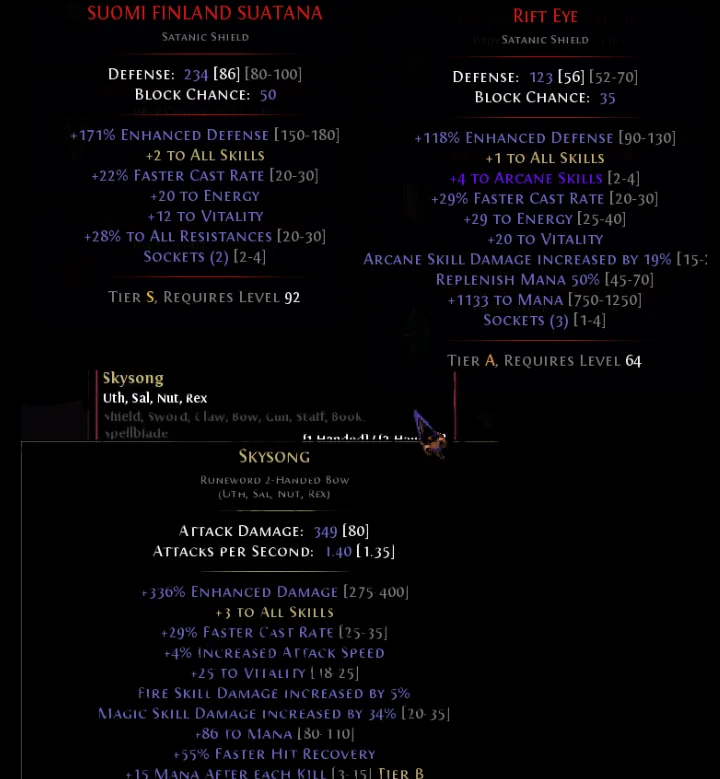 Early game shields