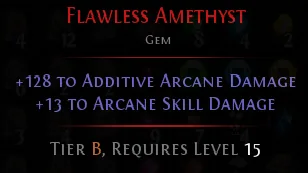 Socketing gems, early